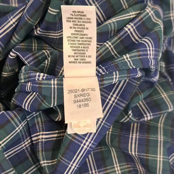 Bonobos Men's Small Tailored Fit Long Sleeve Button Down Plaid Shirt - Picture 8 of 13